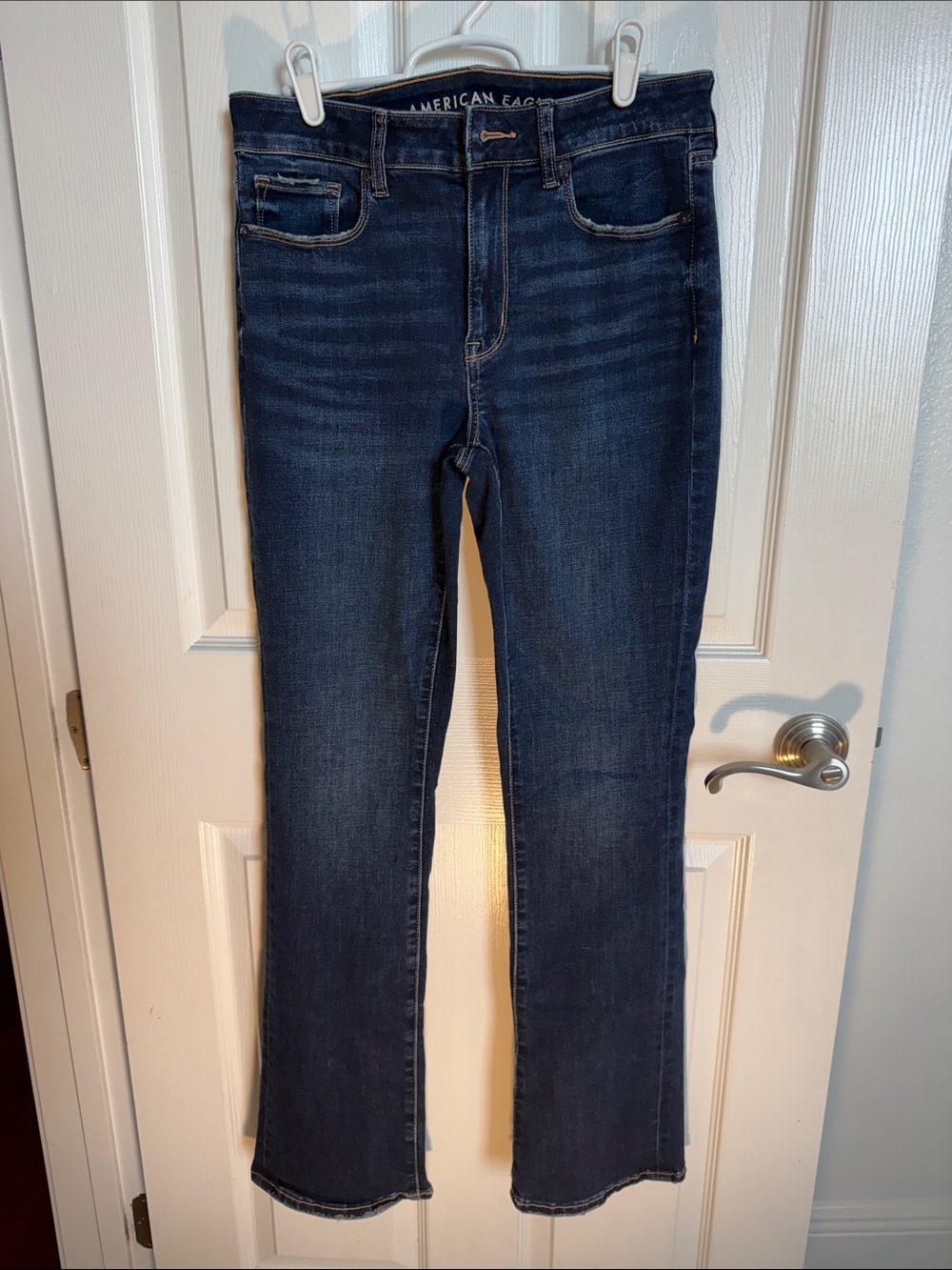 American Eagle Women’s (Sz 6R) Dark Blue High Rise Skinny Kick Jeans